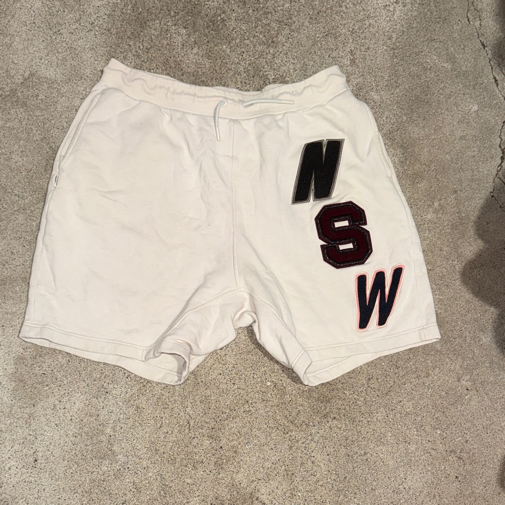 Nike Sportswear NSW Fleece Shorts Sweatshorts Light Bone White 930248-072